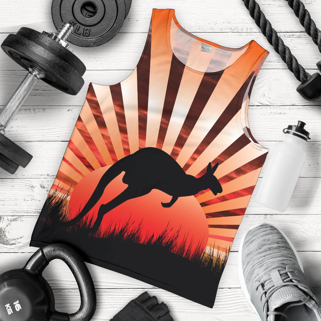 men-tank-top-kangaroo-mens-tank-sunset-ver03