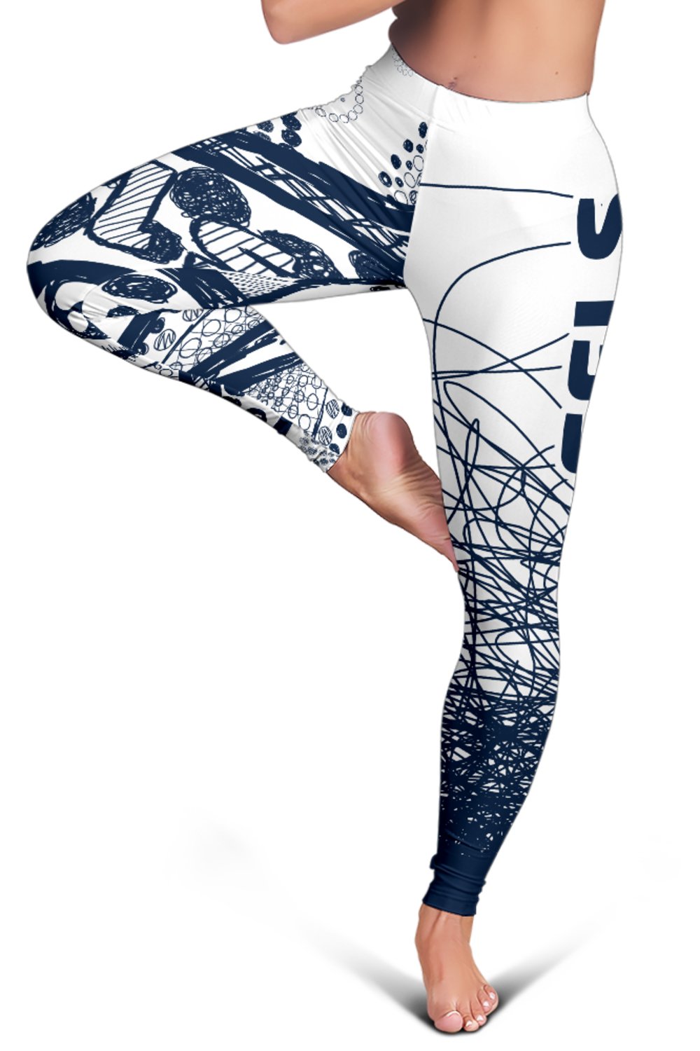 eels-rugby-womens-leggings-line-art-special-version-1