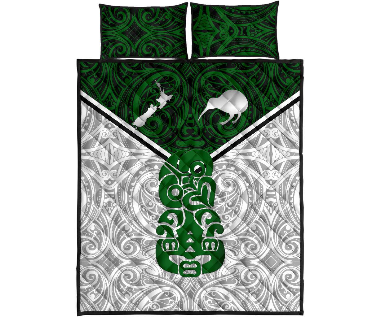 new-zealand-maori-rugby-quilt-bed-set-pride-version-white