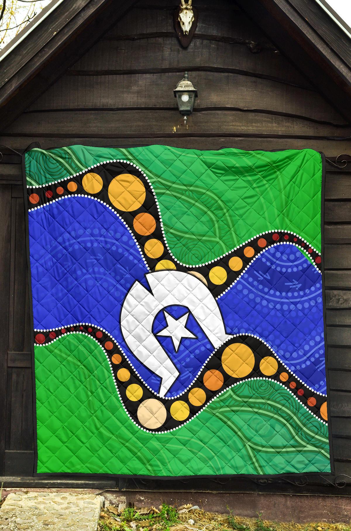 torres-strait-islands-premium-quilt-flag-with-aboriginal-patterns
