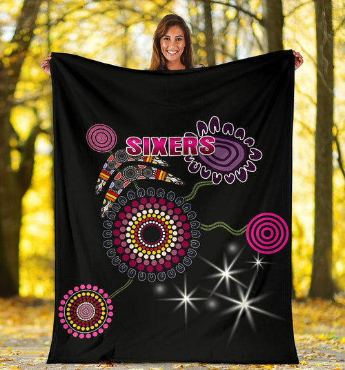 sydney-premium-blanket-sixers-indigenous-black