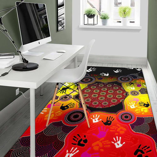aboriginal-area-rug-indigenous-circle-dot-painting-hand-art