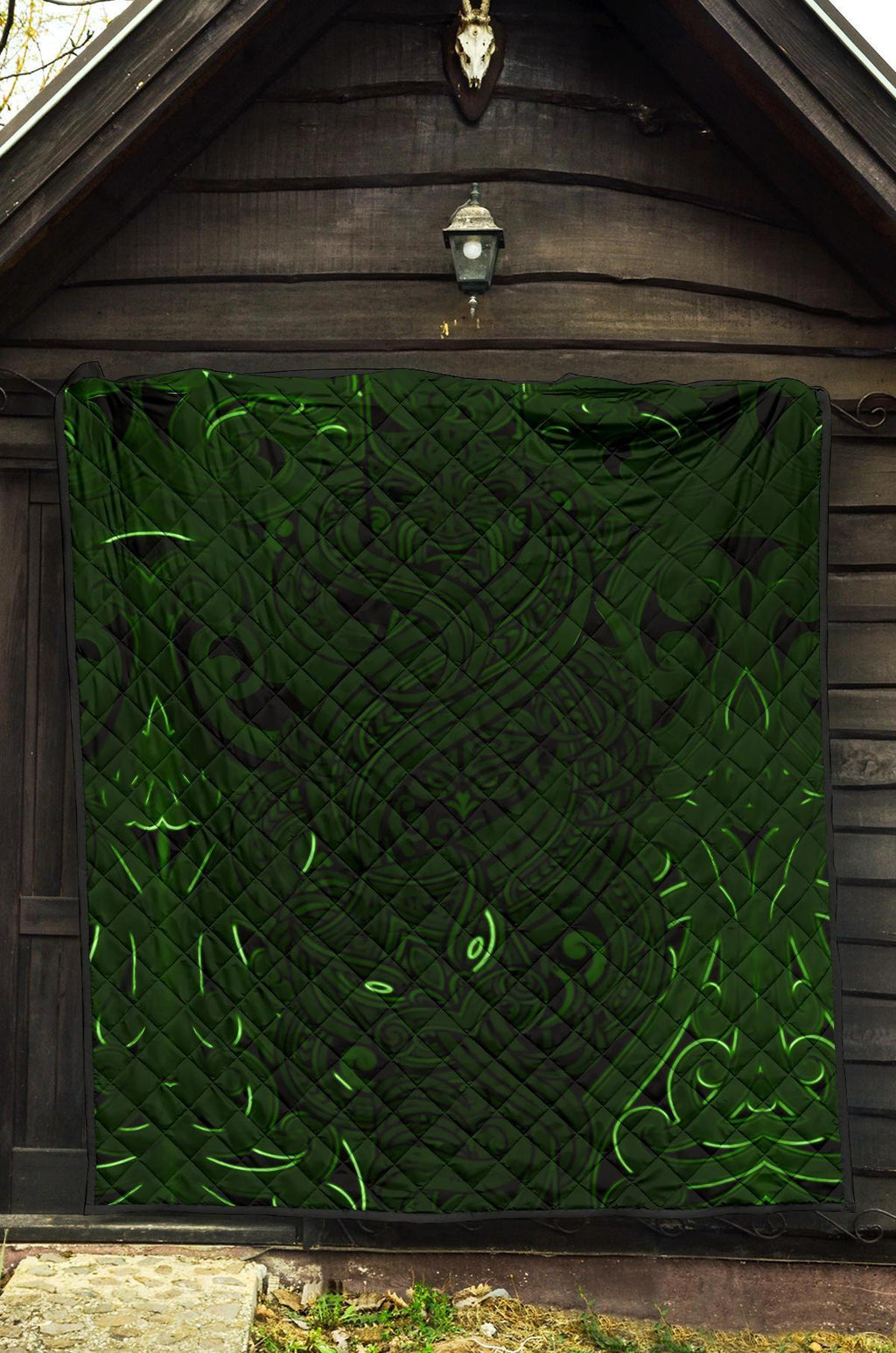 new-zealand-premium-quilt-maori-gods-tumatauenga-god-of-war-green