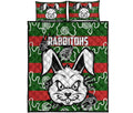 rabbitohs-indigenous-quilt-bed-set-rabbit-head