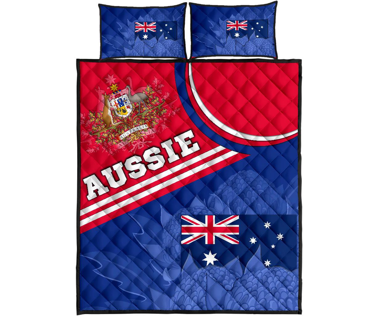 quilt-bed-set-aus-flag-and-coat-of-arms-quilt-cover-set-waratah-flowers