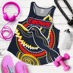 Adelaide Woman Racerback Tank Crows Indigenous - Vibe Hoodie