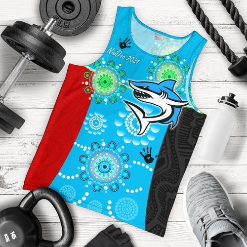 naidoc-sharks-2021-men-tank-top-indigenous-life