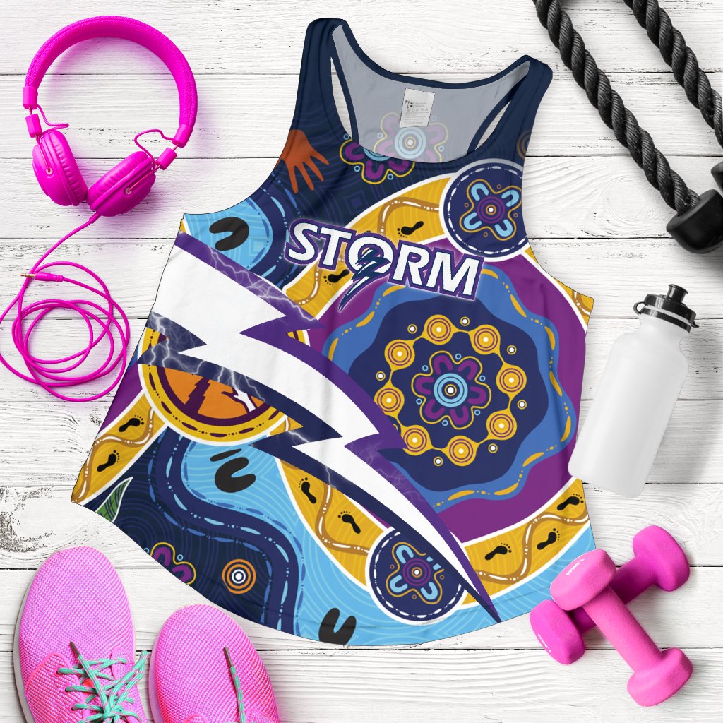 Storm Indigenous Women's Racerback Tank Melbourne - Vibe Hoodie