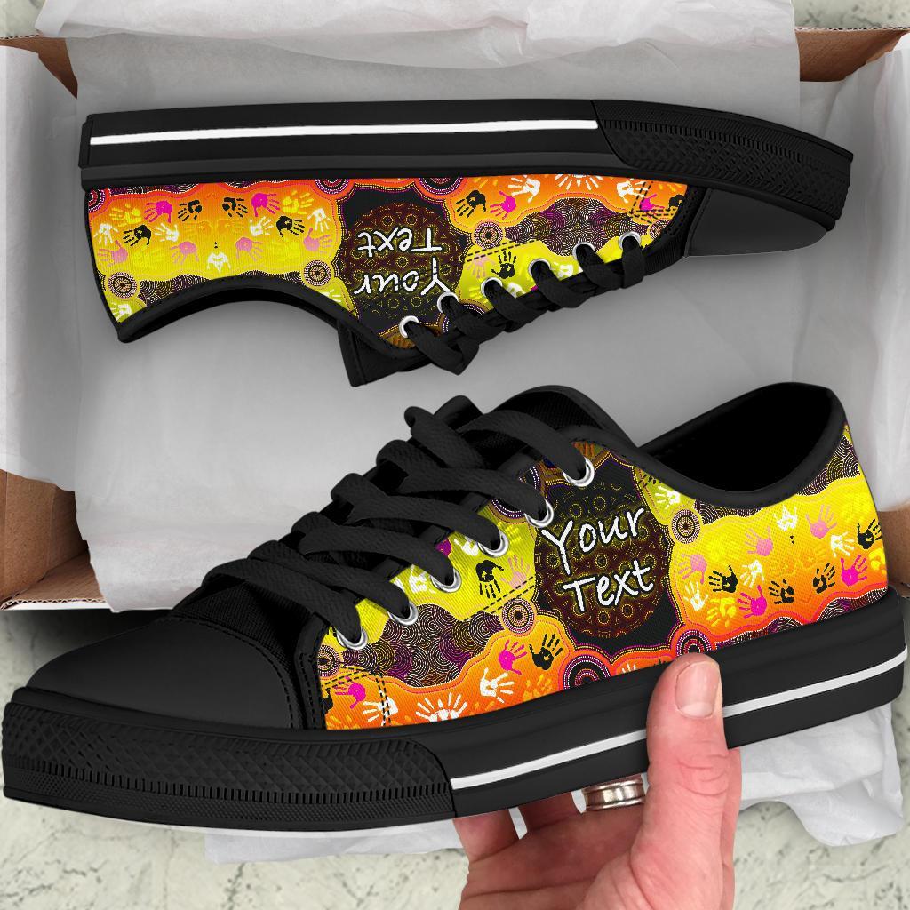 custom-aboriginal-low-top-shoe-indigenous-circle-dot-painting-hand-art-bn18
