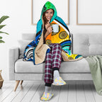 aboriginal-hooded-blanket-indigenous-turtle-dot-painting-art