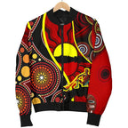bomber-jacket-australia-aboriginal-dots-with-didgeridoo