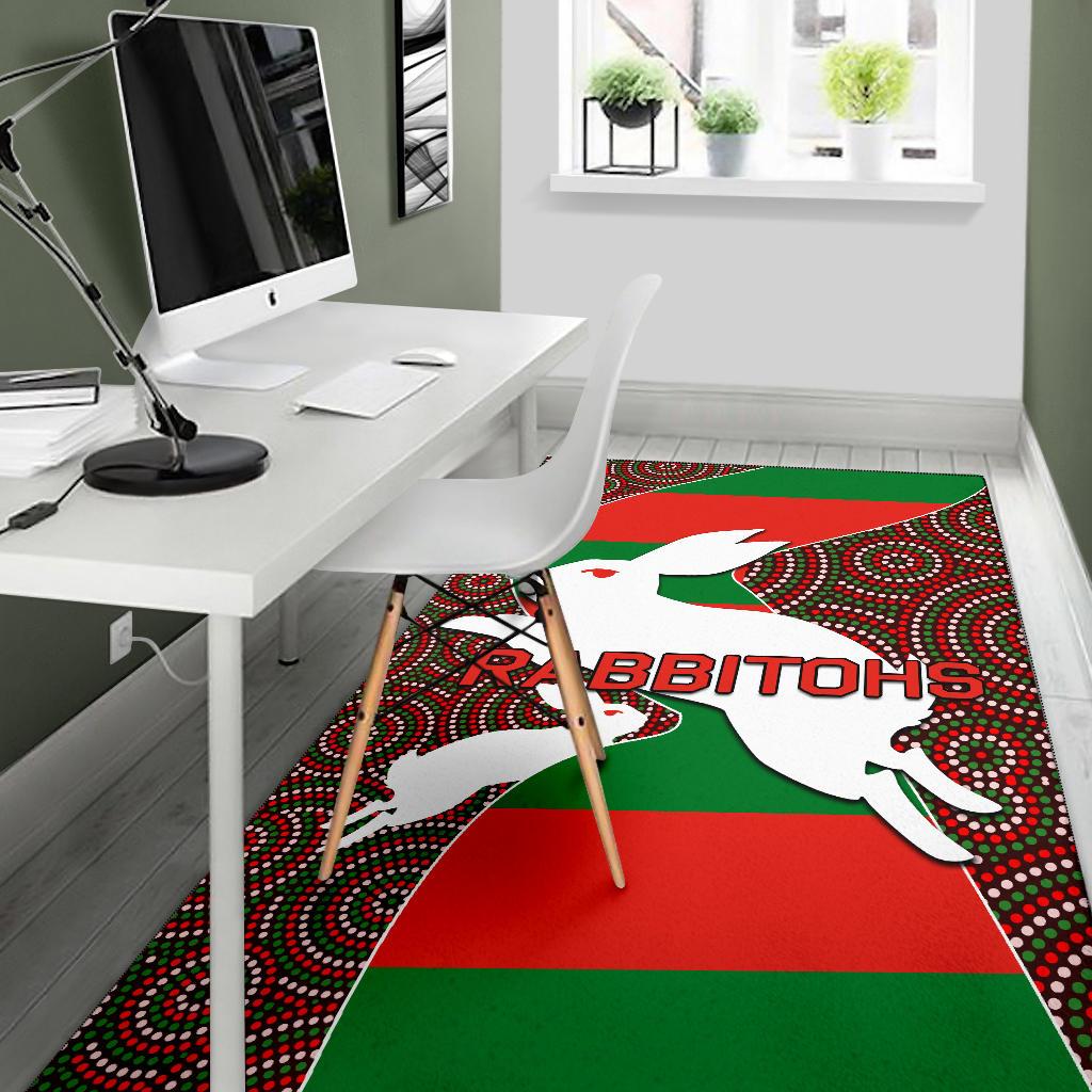 rabbitohs-area-rug