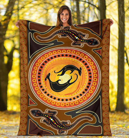 premium-blanket-lizard-kangaroo-dot-pattern
