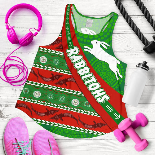 South Sydney Rabbitohs Aboriginal Women Racerback Tank Victorian Vibes - Vibe Hoodie