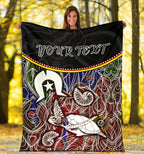 personalised-premium-blanket-aboriginal-dot-in-naidoc-week-style