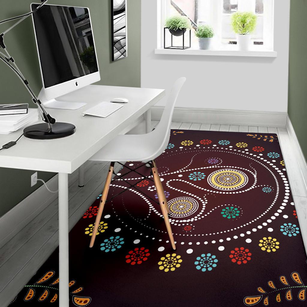 area-rug-aboriginal-dot-painting-rug-tree