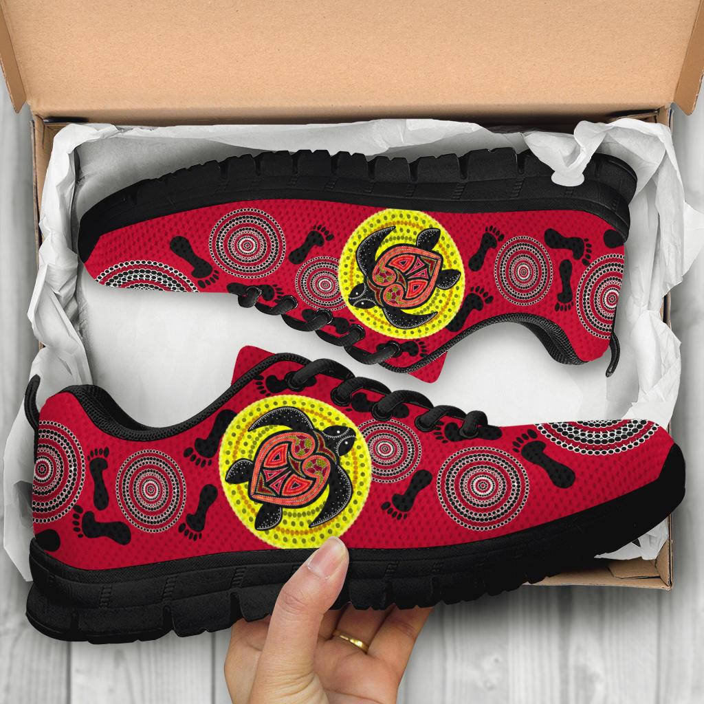 aboriginal-sneakers-turtle-footprint-circle-dot-painting-ver-02