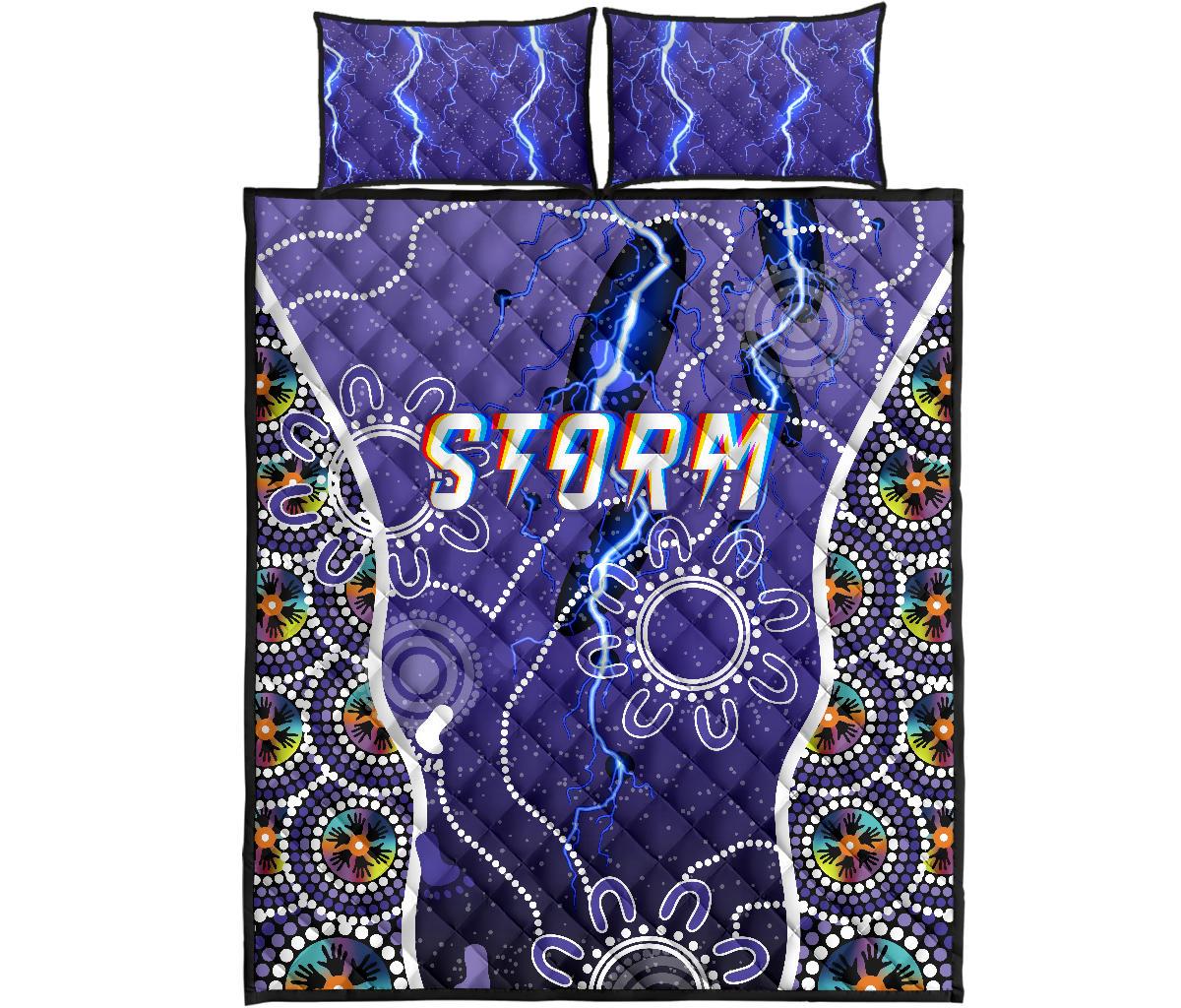 melbourne-storm-quilt-bed-set-indigenous