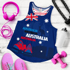 Racerback Tank - Sydney Opera Tank Top Aus Flag - Women - Vibe Hoodie