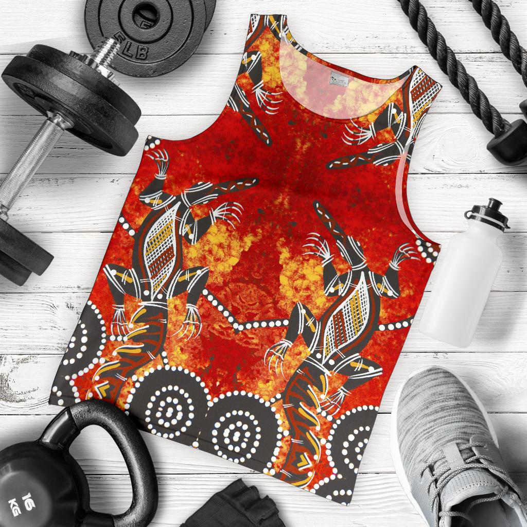 mens-tank-top-aboriginal-crocodile-dot-painting