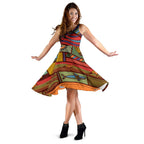 Women's Dress- Aboriginal Art With Animals - Vibe Hoodie