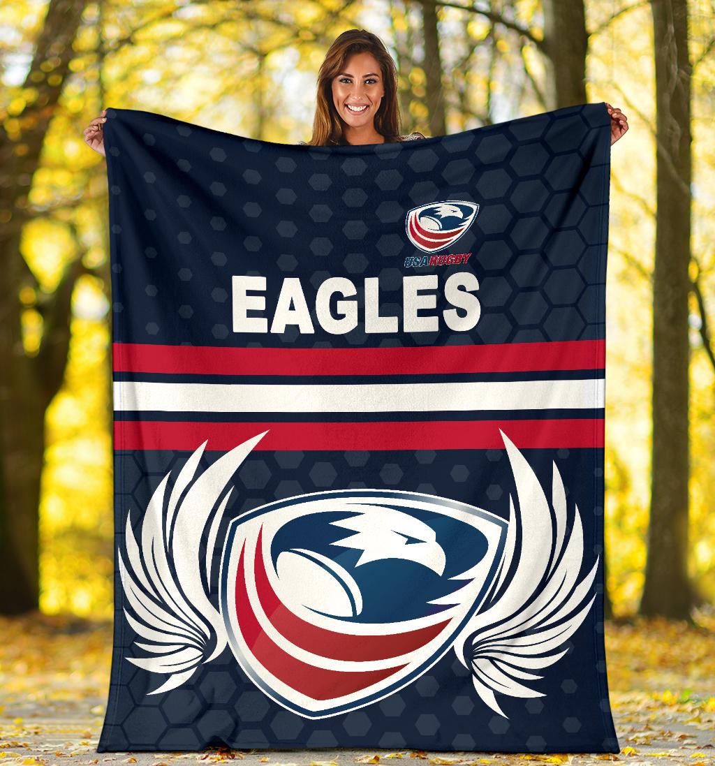 usa-rugby-premium-blanket-eagles-simple-style-full-navy