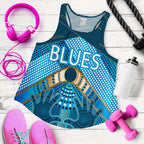 New South Wales Women's Racerback Tank Blues Indigenous - Vibe Hoodie