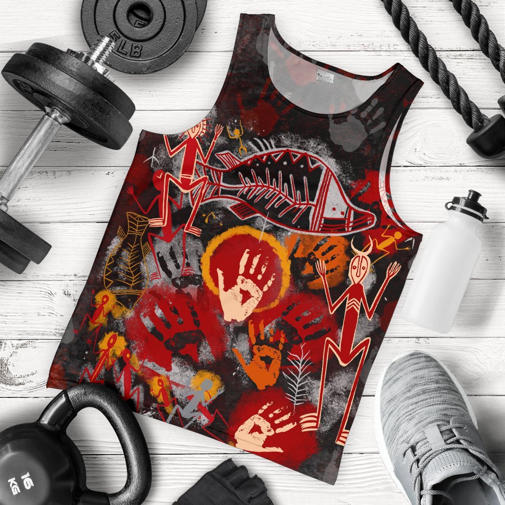 aboriginal-mens-tank-top-indigenous-fish-hand-art
