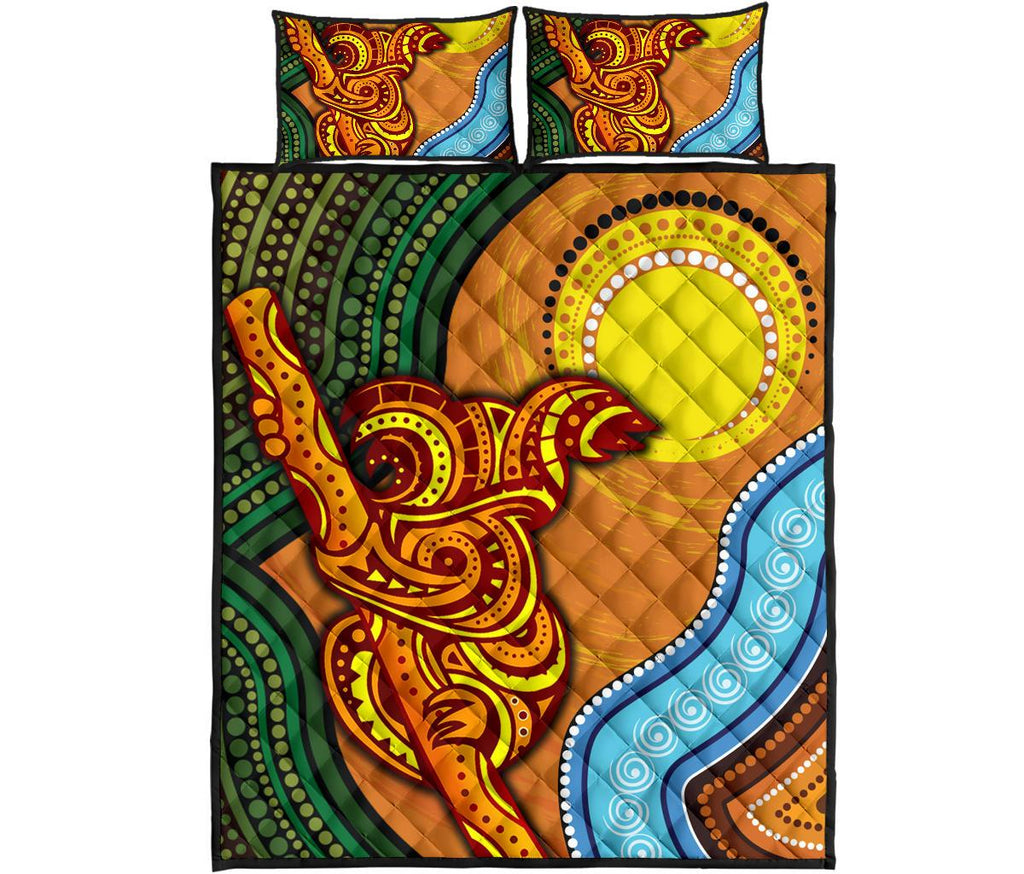 quilt-bed-set-australian-aboriginal-dot-painting-koala