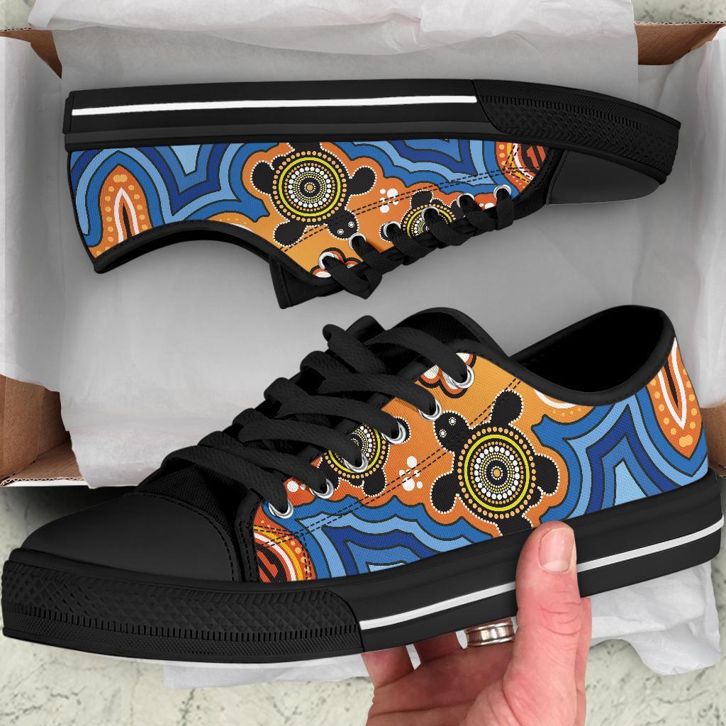 aboriginal-low-top-shoes-indigenous-art-patterns-ver04