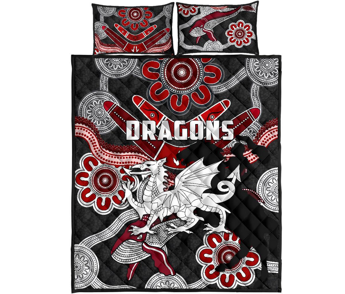 dragons-quilt-bed-set-st-george-indigenous-black