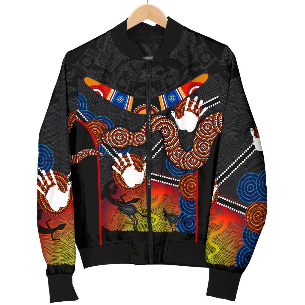 aboriginal-mens-bomber-jacket-australian-boomerang-and-snake-indigenous-art