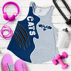 (Custom Personalised) Geelong Women's Racerback Tank Cats Indigenous - Vibe Hoodie