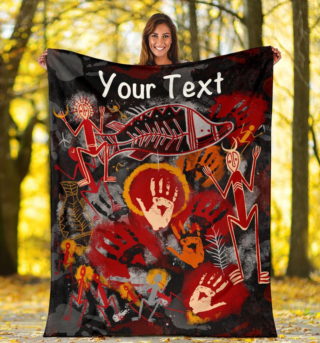custom-aboriginal-premium-blanket-indigenous-fish-hand-art