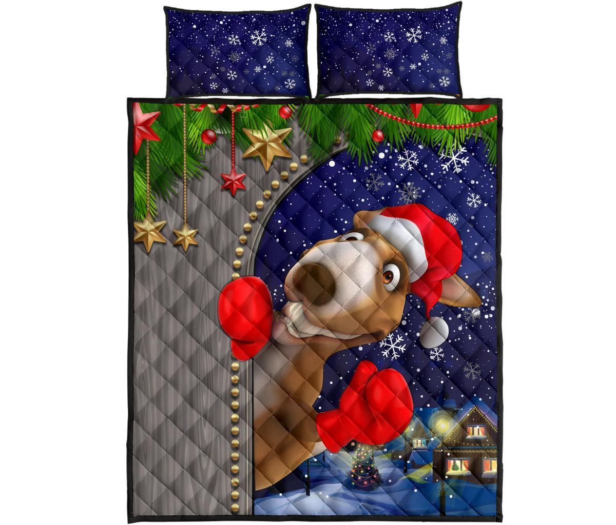 christmas-quilt-bed-set-funny-kangaroo-christmas