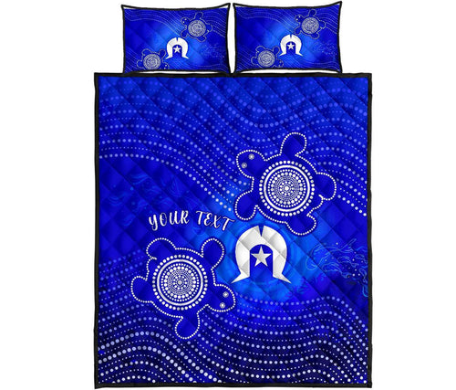 custom-torres-strait-islanders-quilt-bed-sets-torres-symbol-with-indigenous-turtle