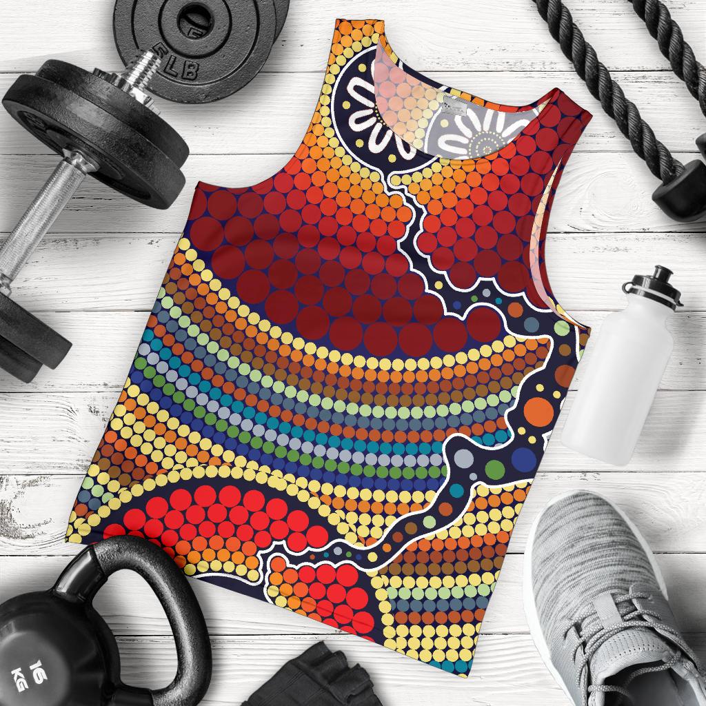 men-tank-top-aboriginal-dot-painting-mens-tank-ver11