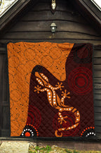 aboriginal-premium-quilt-lizard-in-aboriginal-dreaming