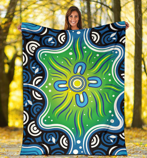 aboriginal-premium-blabnket-indegenous-dot-painting-art