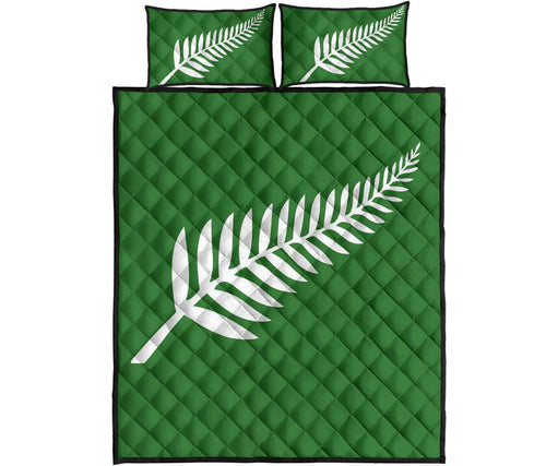 new-zealand-flag-silver-fern-green-quilt-bedding-sets