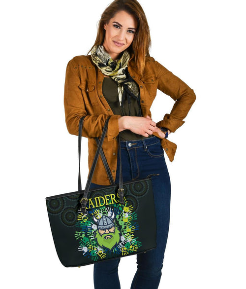 canberra-large-leather-tote-raiders-viking-simple-indigenous