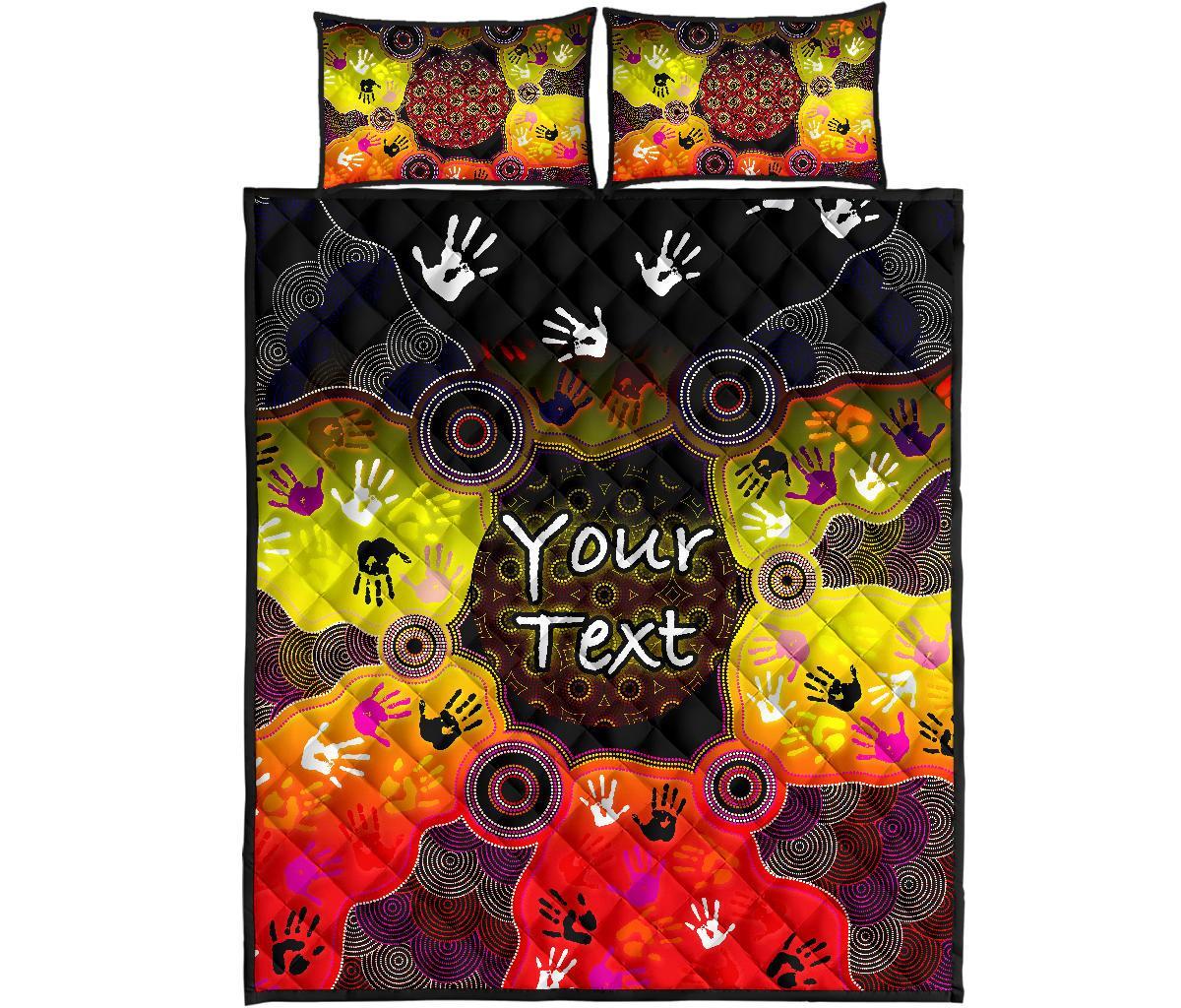 custom-aboriginal-quilt-bed-set-indigenous-circle-dot-painting-hand-art