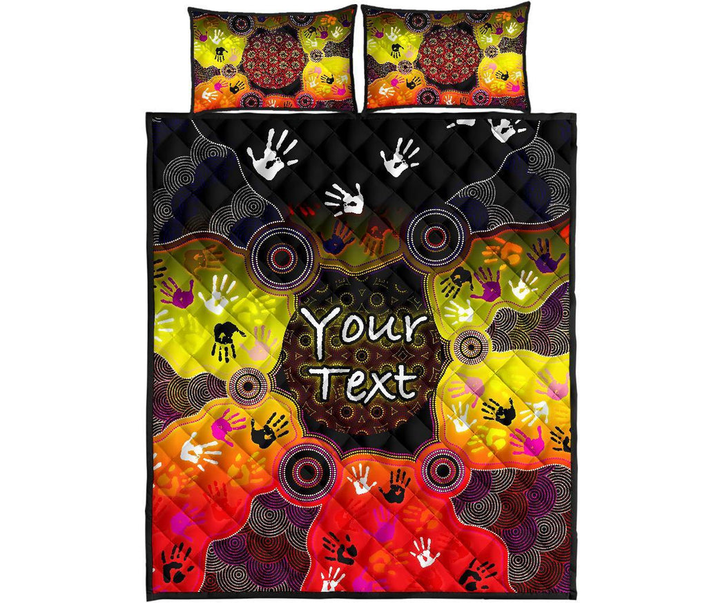 custom-aboriginal-quilt-bed-set-indigenous-circle-dot-painting-hand-art