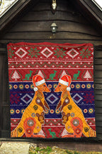christmas-premium-quilt-mother-kangaroo-in-christmas