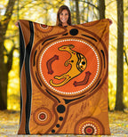 aboriginal-premium-blanket-indigenous-kangaroo-circle-dot-painting