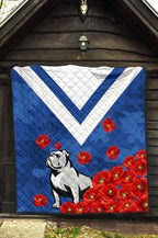 bulldogs-premium-quilt-poppy-flowers