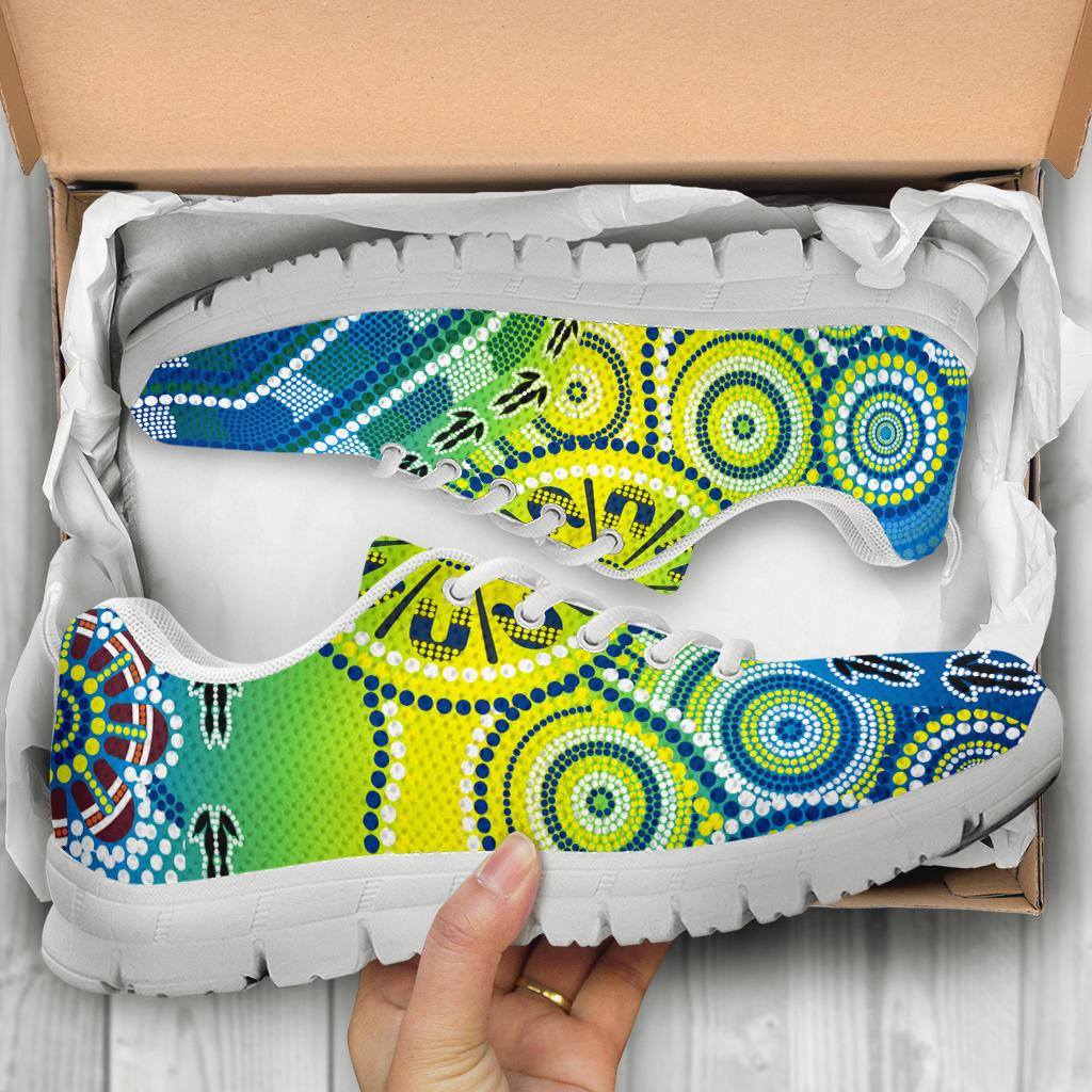 aboriginal-sneakers-dot-painting-indigenous-circle-patterns