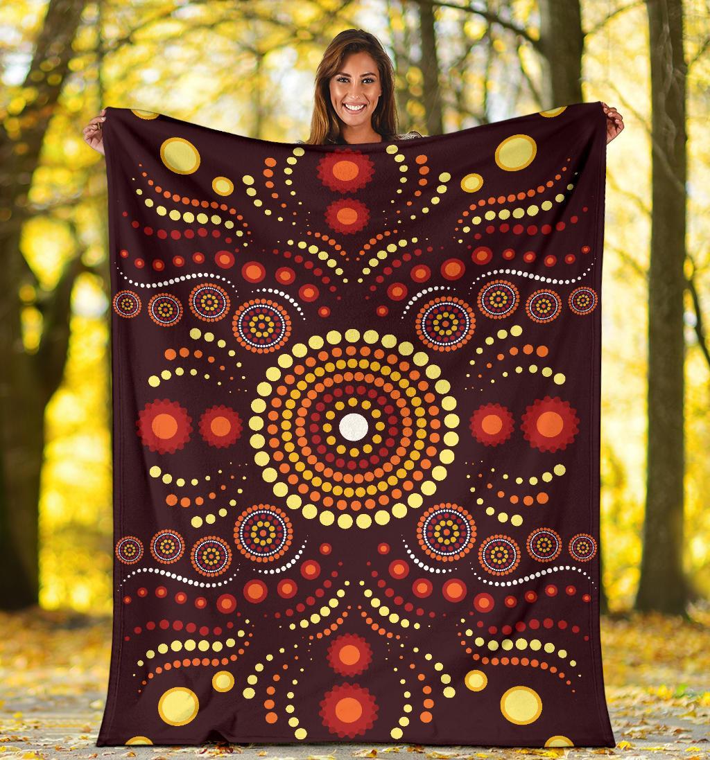 aboriginal-premium-blanket-indegenous-dot-painting-art