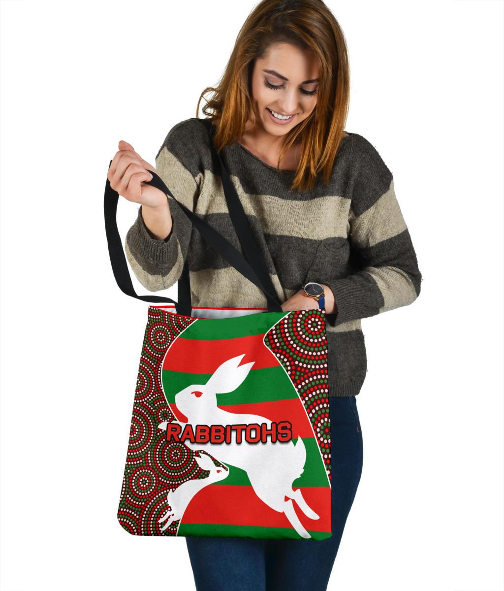 rabbitohs-tote-bag