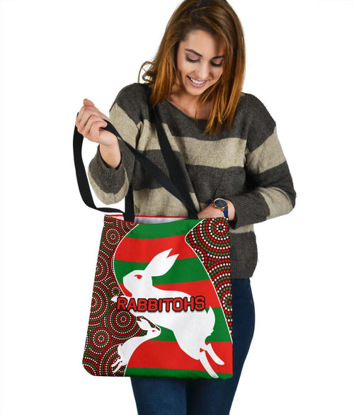 rabbitohs-tote-bag